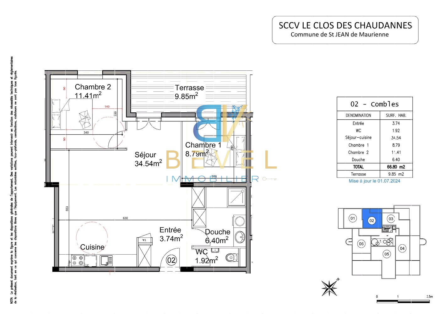 Vente Appartement à Saint-Jean-de-Maurienne 3 pièces