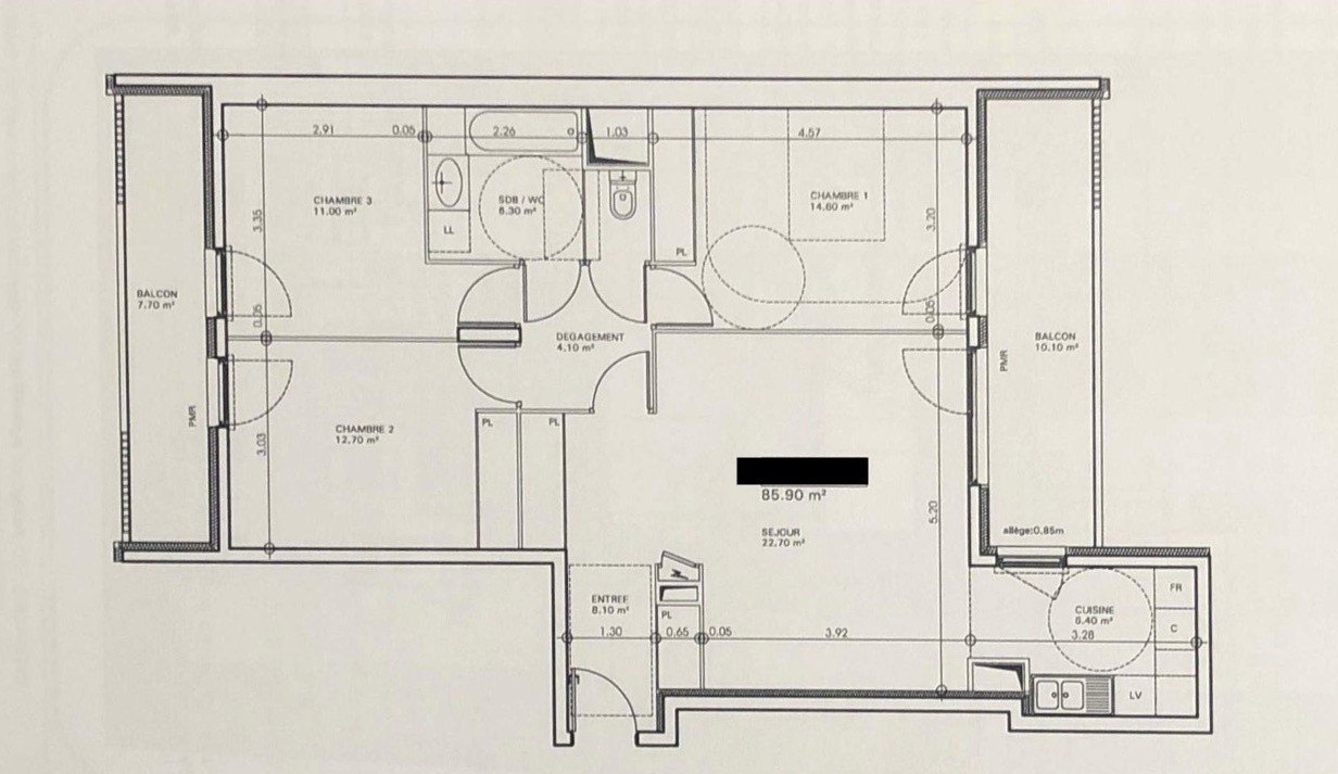 Vente Appartement à Vitry-sur-Seine 4 pièces