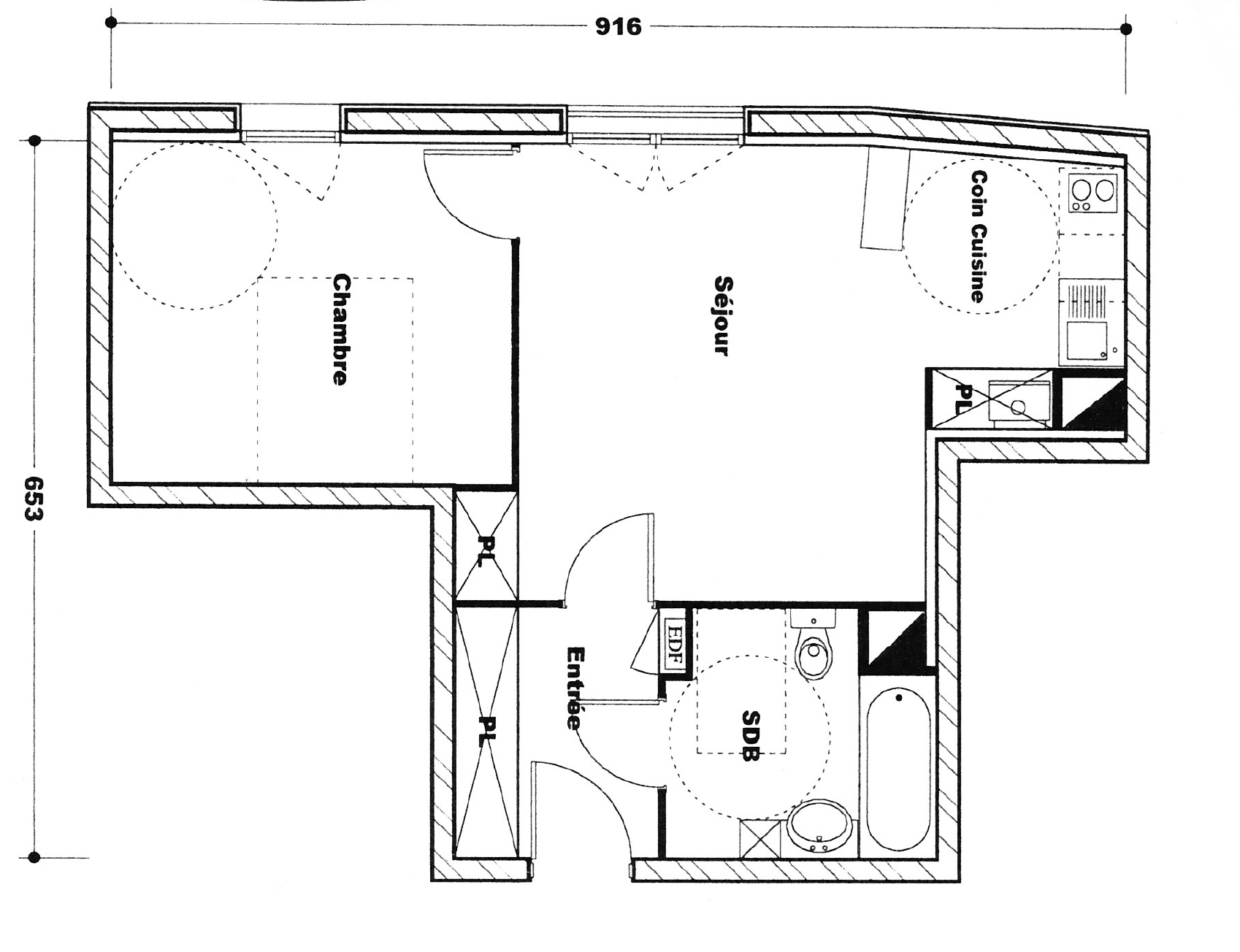 Vente Appartement à Saint-Malo 2 pièces