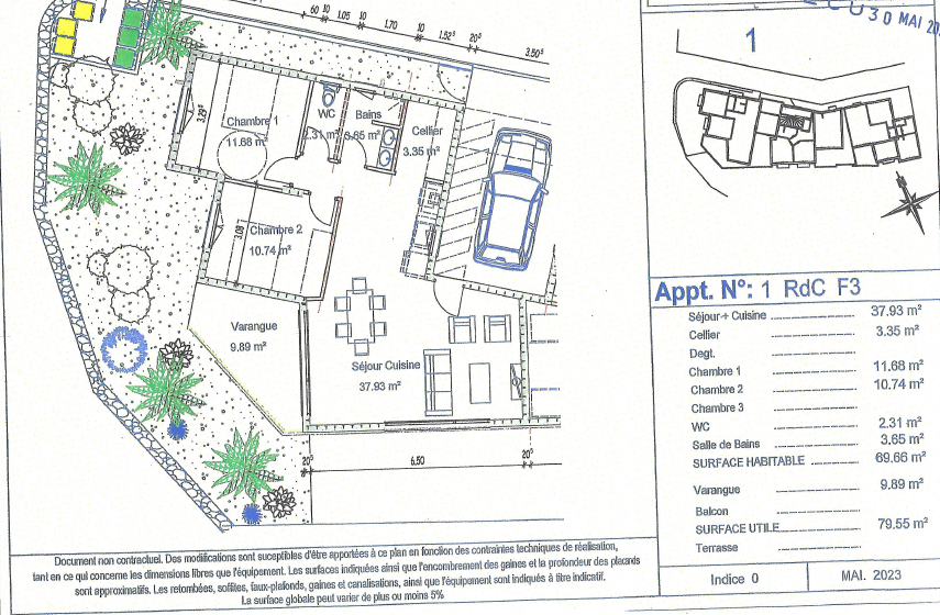 Vente Appartement à Saint-Pierre 3 pièces