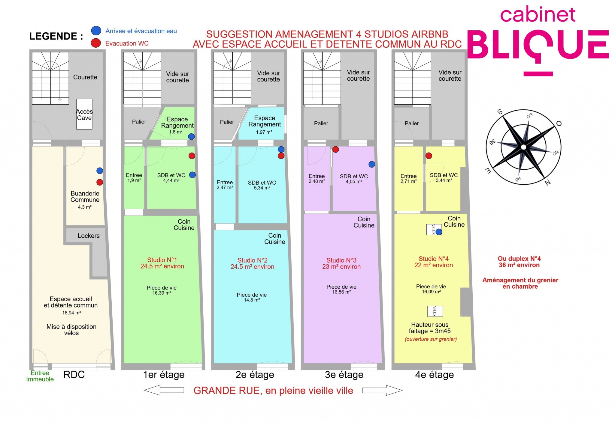 Vente Bureau / Commerce à Nancy 6 pièces