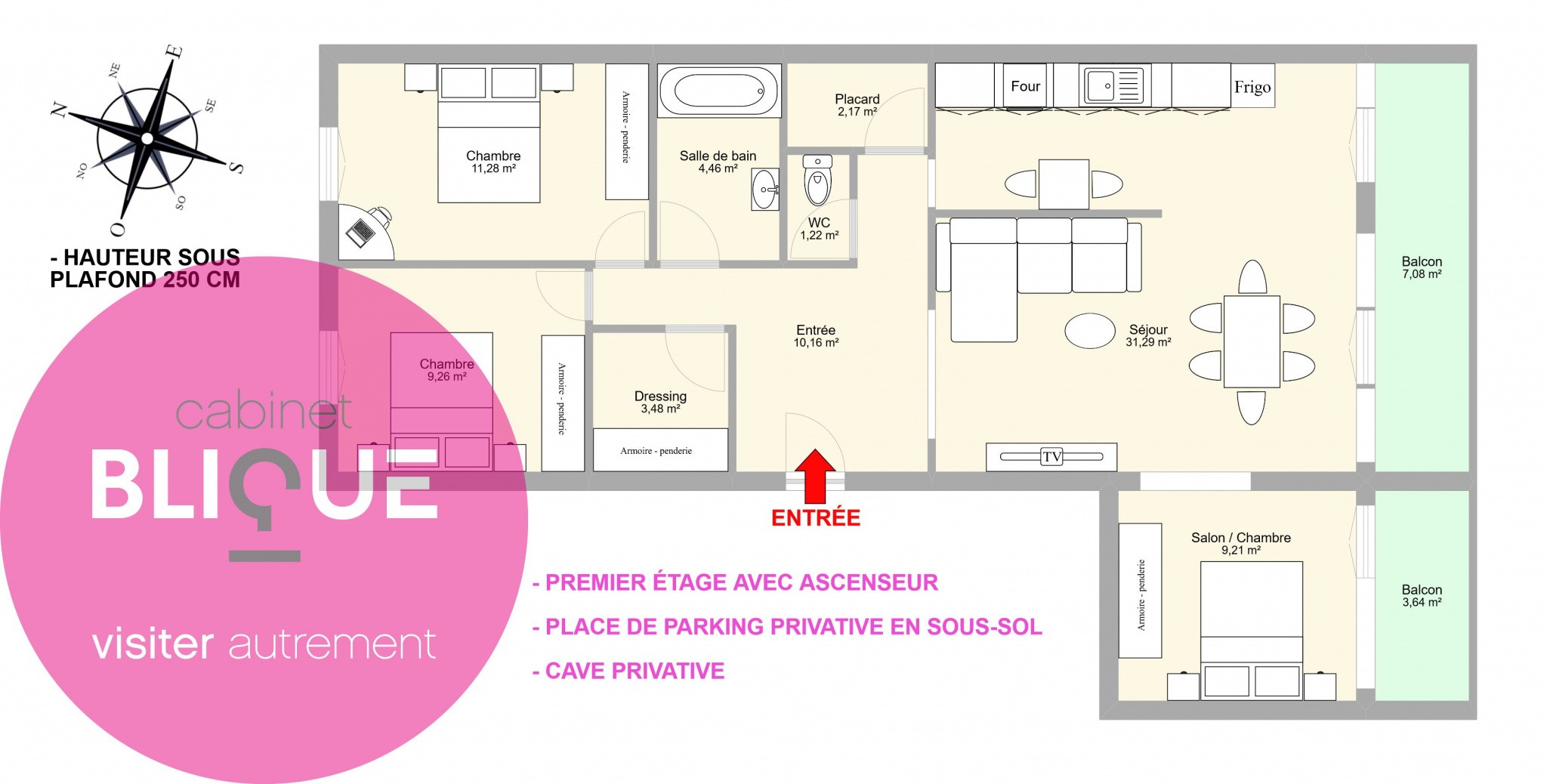 Vente Appartement à Malzéville 4 pièces