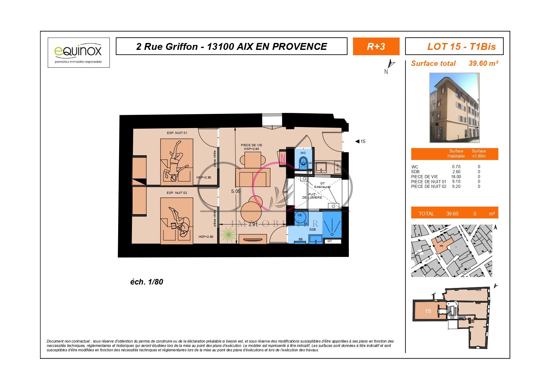 Vente Appartement à Aix-en-Provence 1 pièce