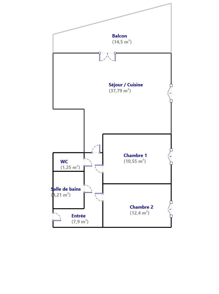 Vente Appartement à Marseille 10e arrondissement 3 pièces