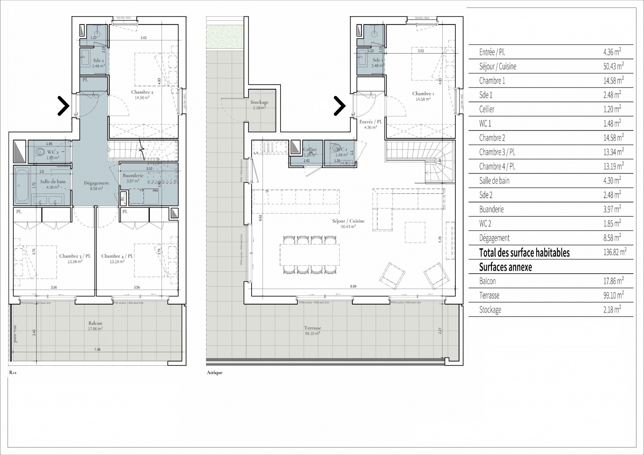 Vente Appartement à Saint-Didier-au-Mont-d'Or 5 pièces