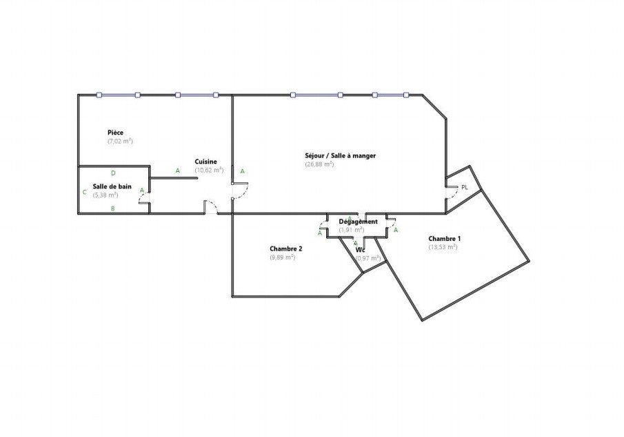 Vente Appartement à Paris Observatoire 14e arrondissement 4 pièces