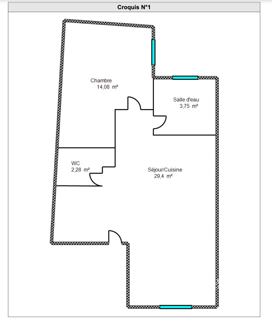 Vente Appartement à Lodève 2 pièces