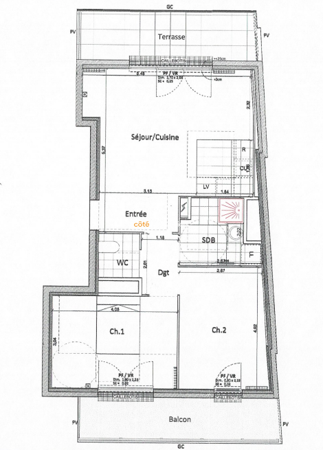 Location Appartement à Noisy-le-Sec 3 pièces