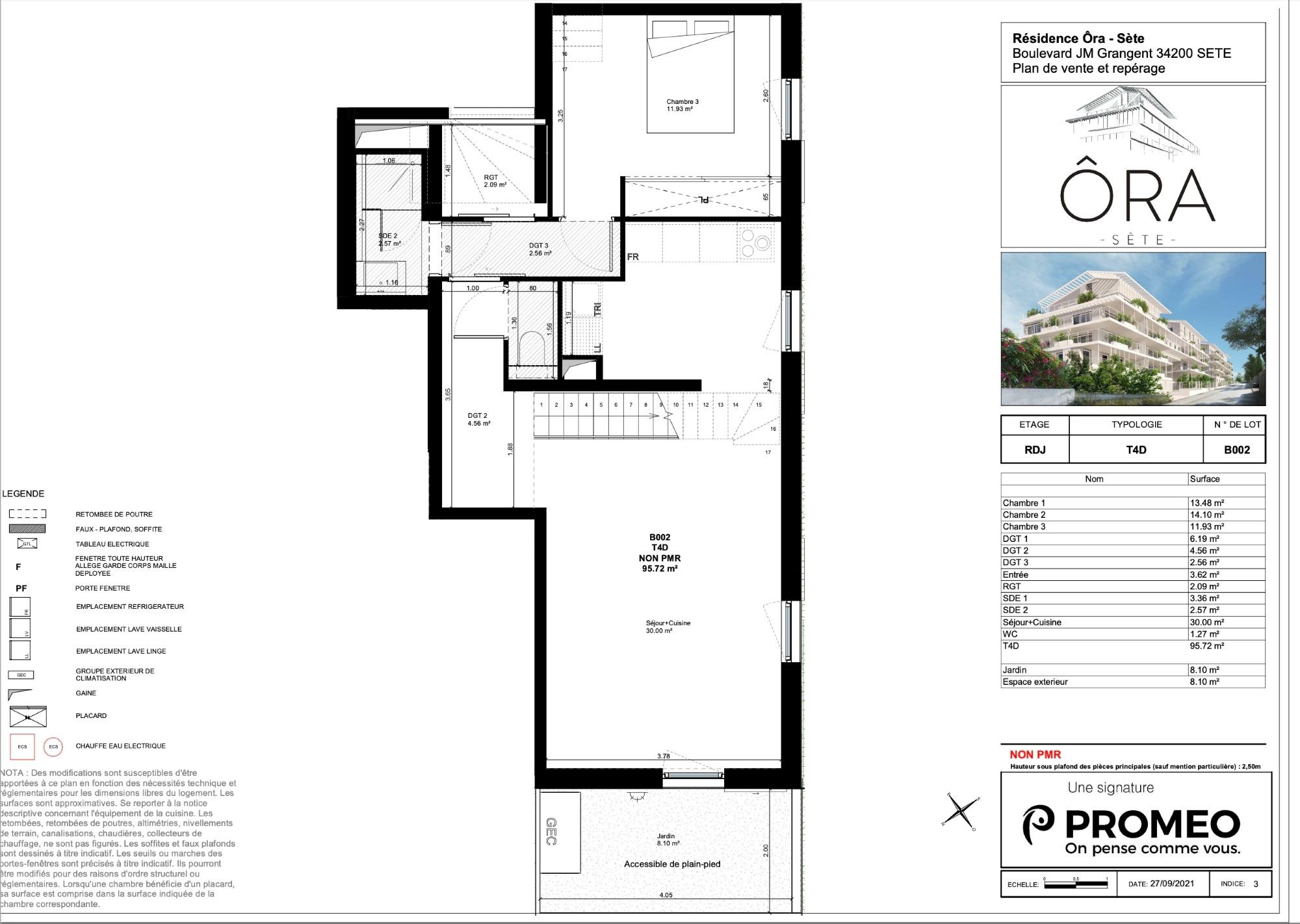 Vente Appartement à Sète 4 pièces