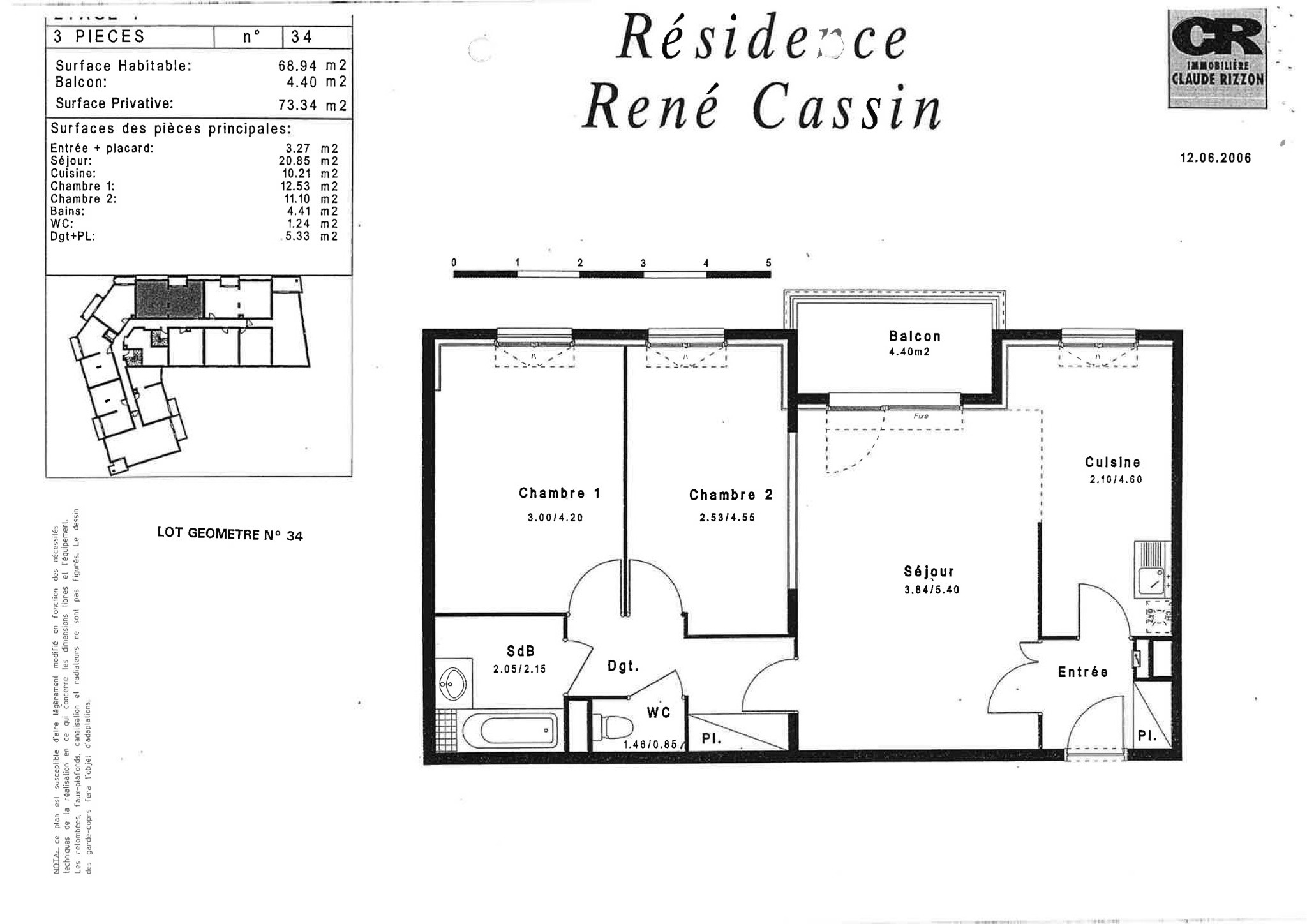 Vente Appartement à Longeville-lès-Metz 3 pièces