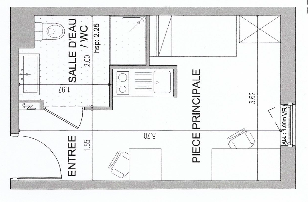 Vente Appartement à Colombes 1 pièce