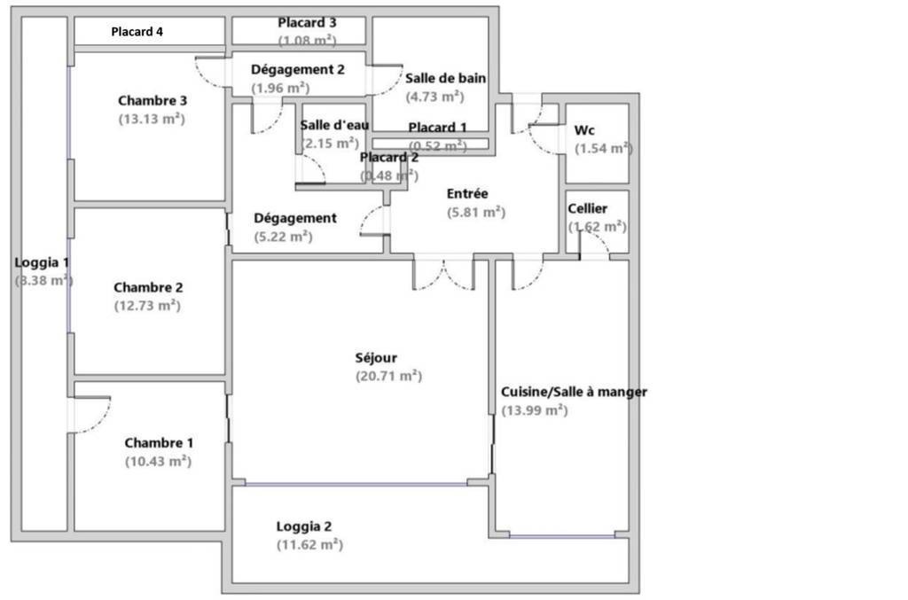 Vente Appartement à le Chesnay 4 pièces