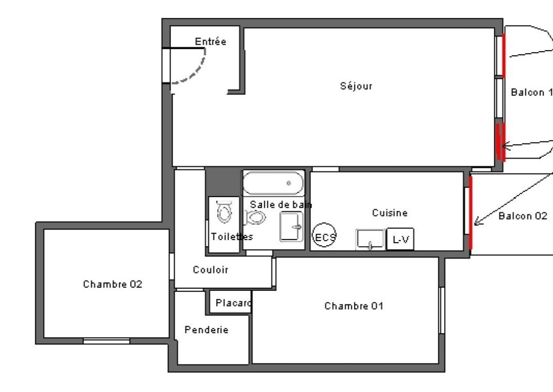 Vente Appartement à Montigny-le-Bretonneux 3 pièces