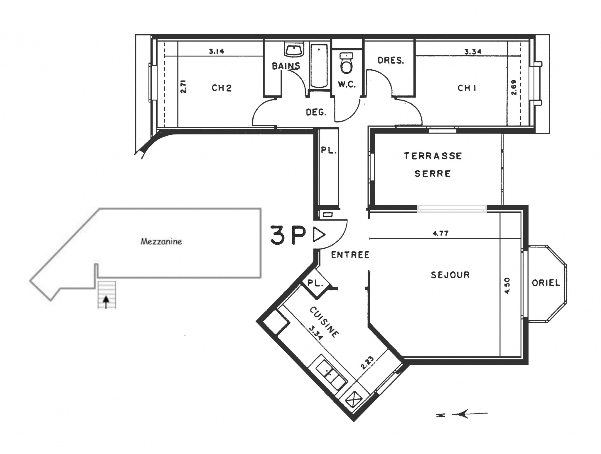 Vente Appartement à Créteil 3 pièces