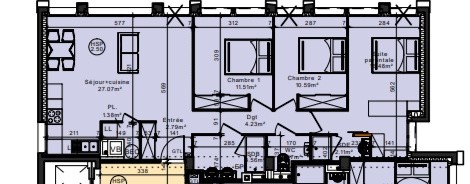 Vente Appartement à Évreux 3 pièces