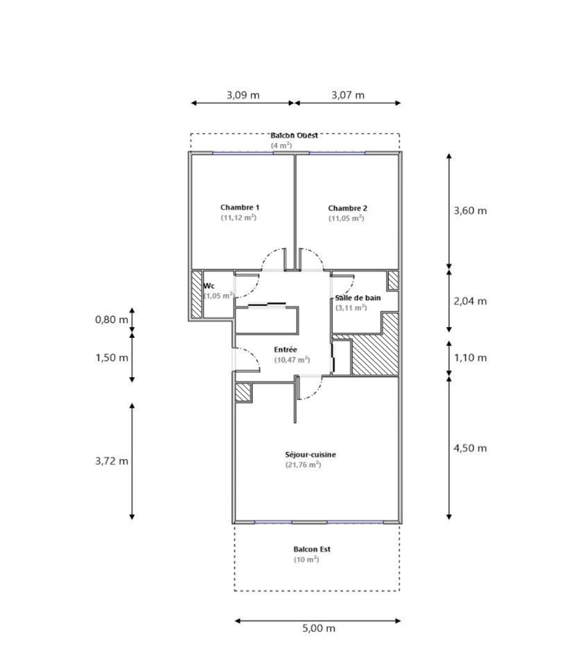 Vente Appartement à Nice 3 pièces