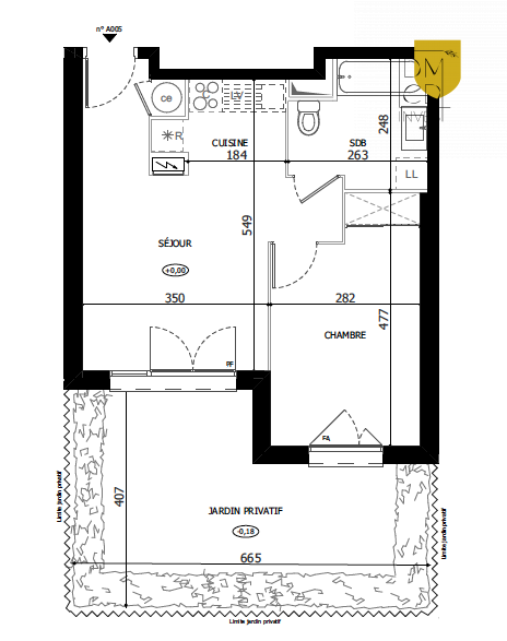 Vente Appartement à Marseille 13e arrondissement 2 pièces