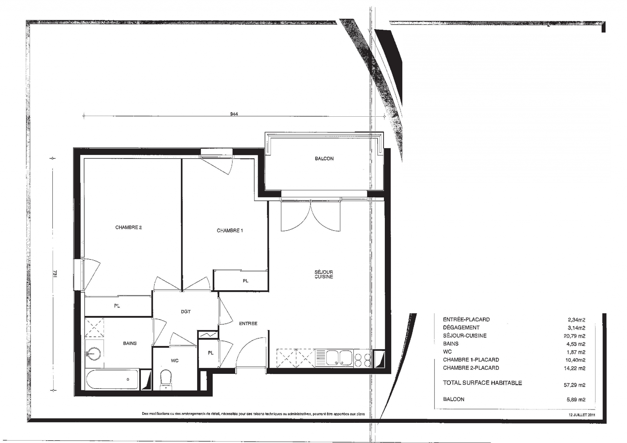 Vente Appartement à Lormont 3 pièces