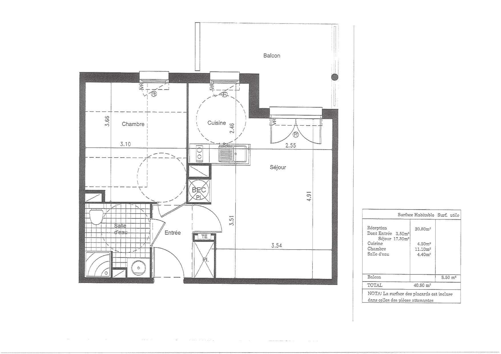 Vente Appartement à Roquettes 2 pièces