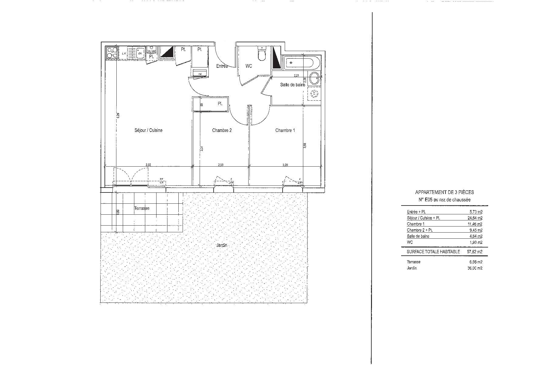 Vente Appartement à Quint-Fonsegrives 3 pièces