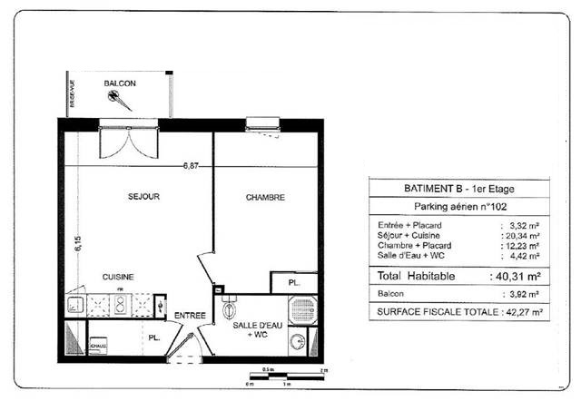 Vente Appartement à Douai 2 pièces