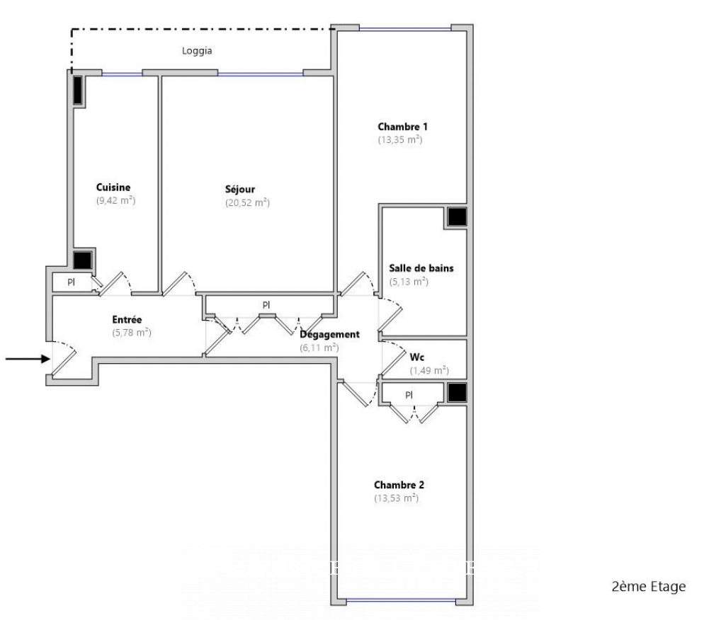 Vente Appartement à Rueil-Malmaison 3 pièces