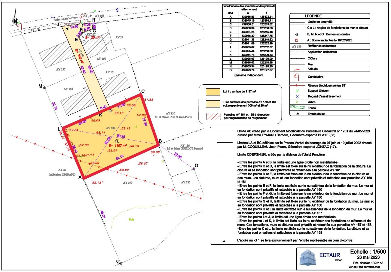 Vente Terrain à Montendre 0 pièce