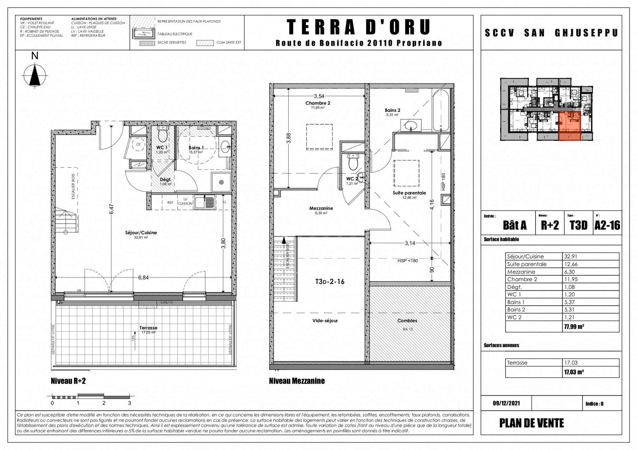 Vente Appartement à Propriano 3 pièces