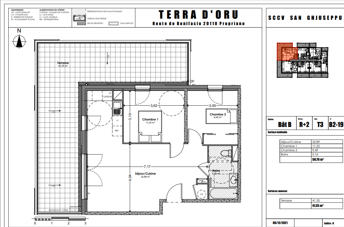 Vente Appartement à Propriano 3 pièces