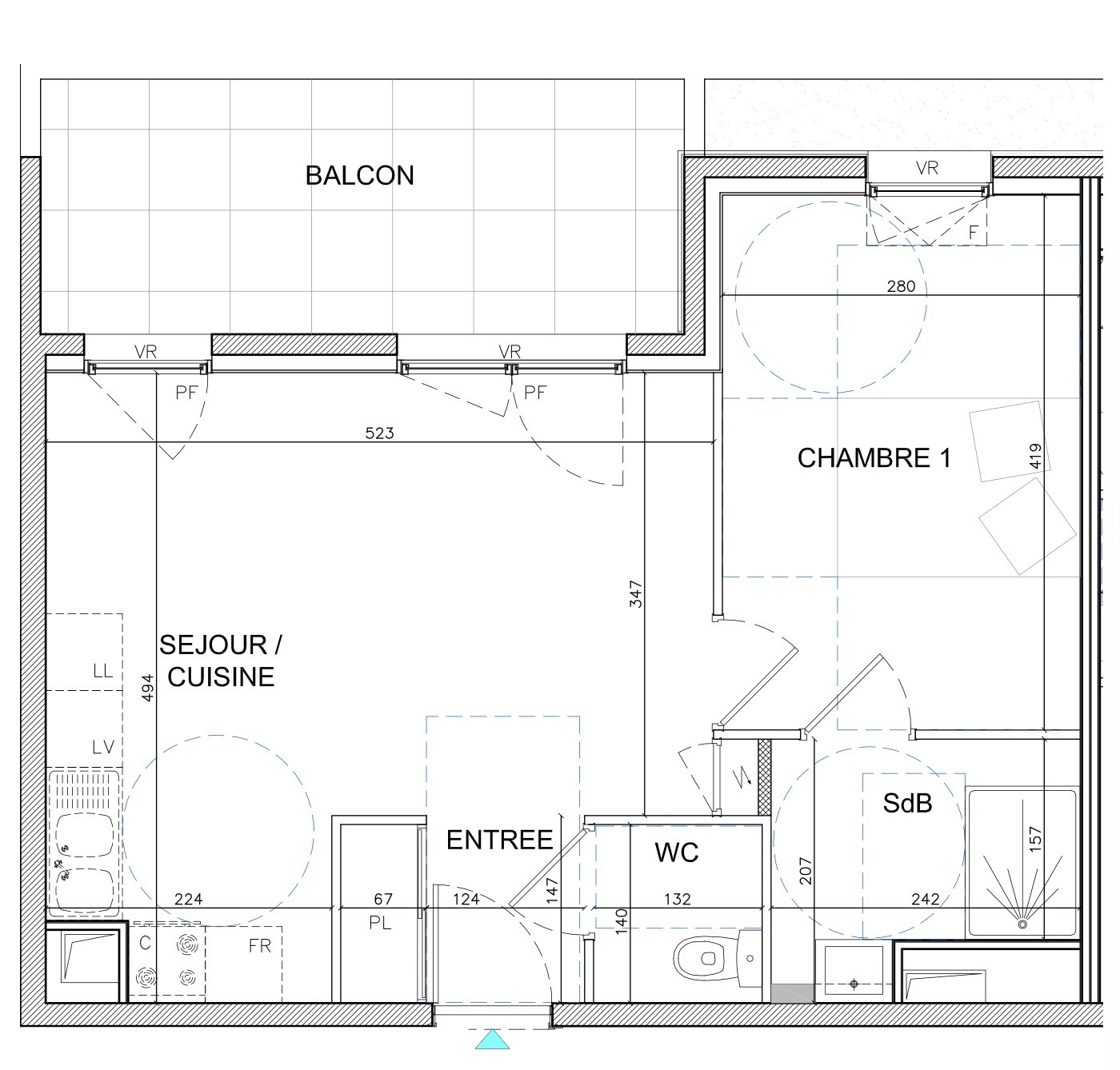 Location Appartement à Bourg-en-Bresse 2 pièces