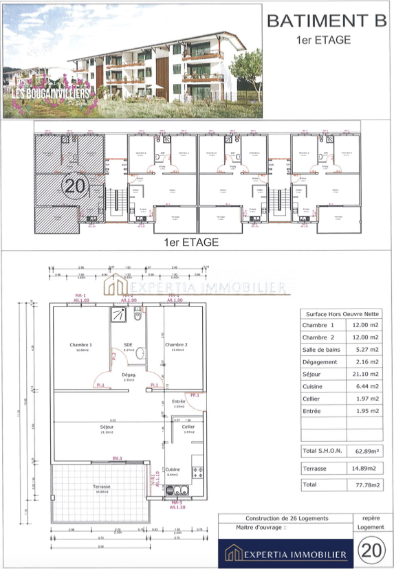 Vente Appartement à Cayenne 3 pièces