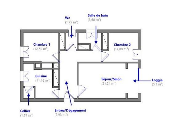 Vente Appartement à Balaruc-les-Bains 3 pièces