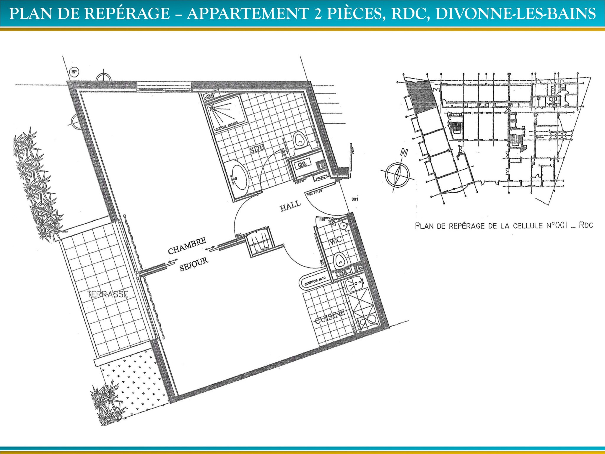 Vente Appartement à Divonne-les-Bains 2 pièces