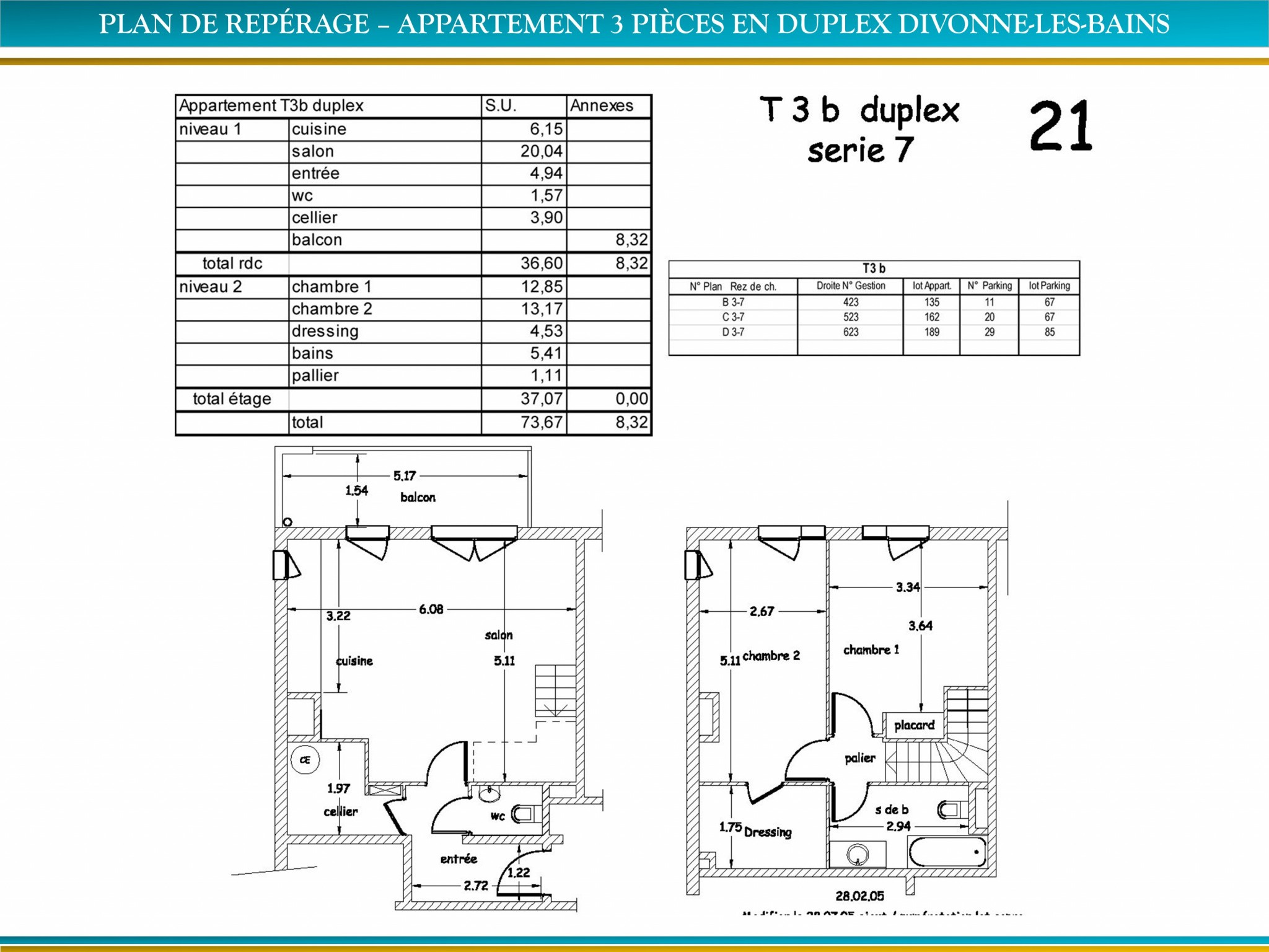 Vente Appartement à Divonne-les-Bains 3 pièces