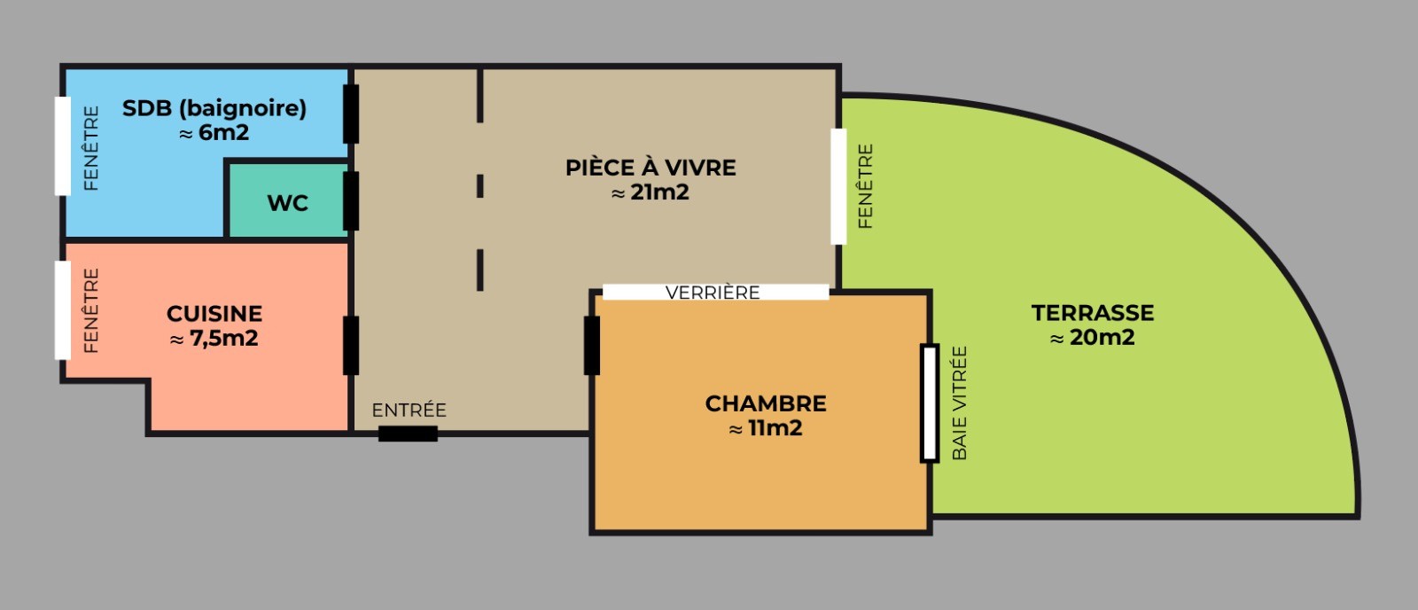 Vente Appartement à Deuil-la-Barre 2 pièces