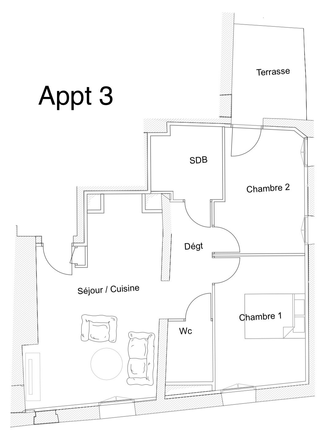 Vente Appartement à Lodève 3 pièces