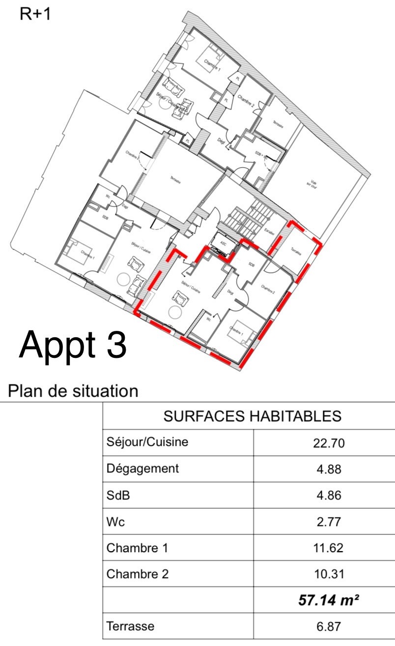 Vente Appartement à Lodève 3 pièces