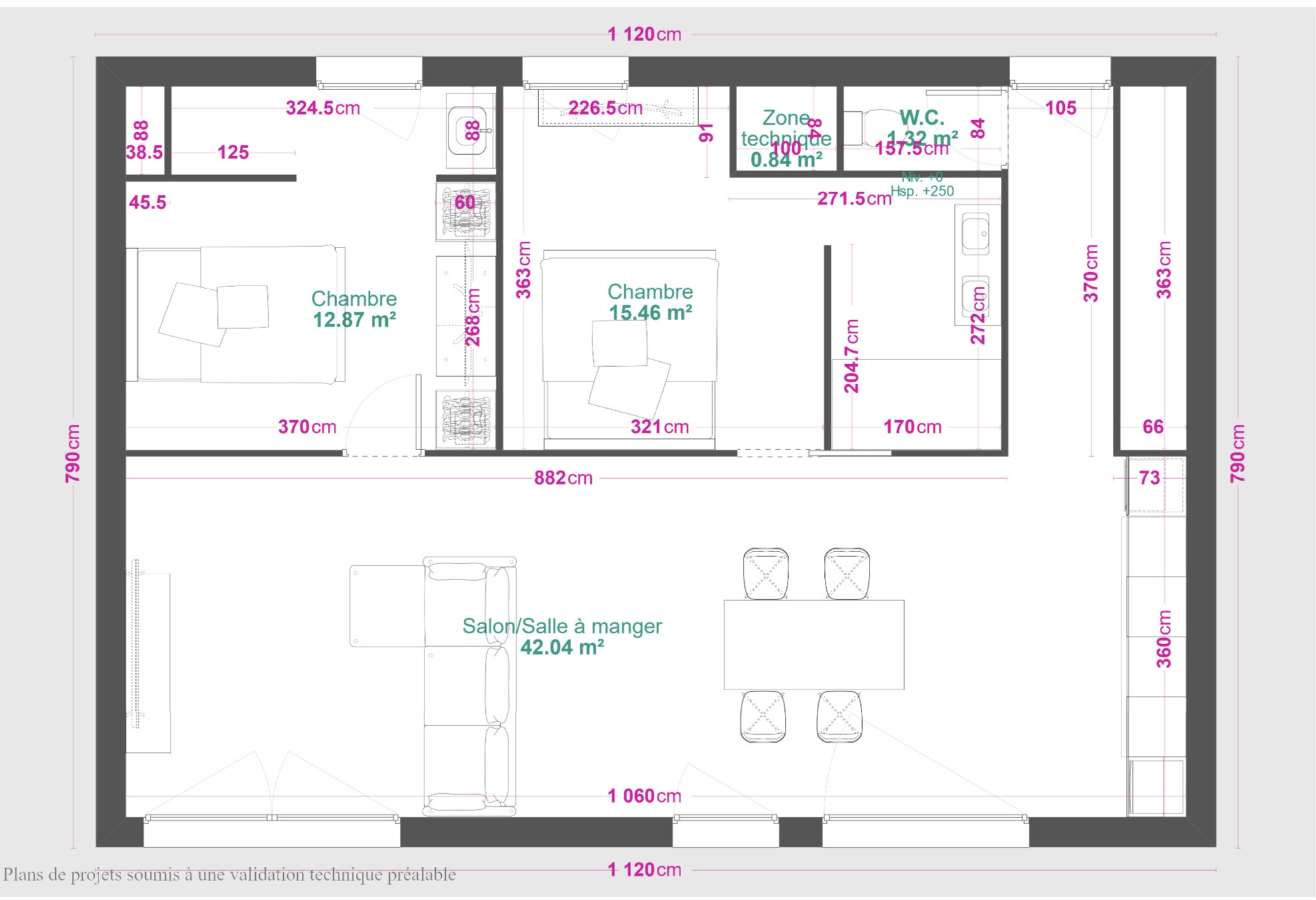 Vente Appartement à Sète 3 pièces