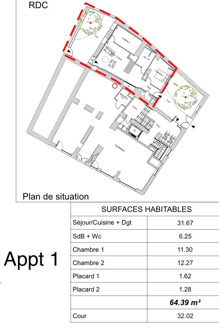 Vente Appartement à Lodève 3 pièces