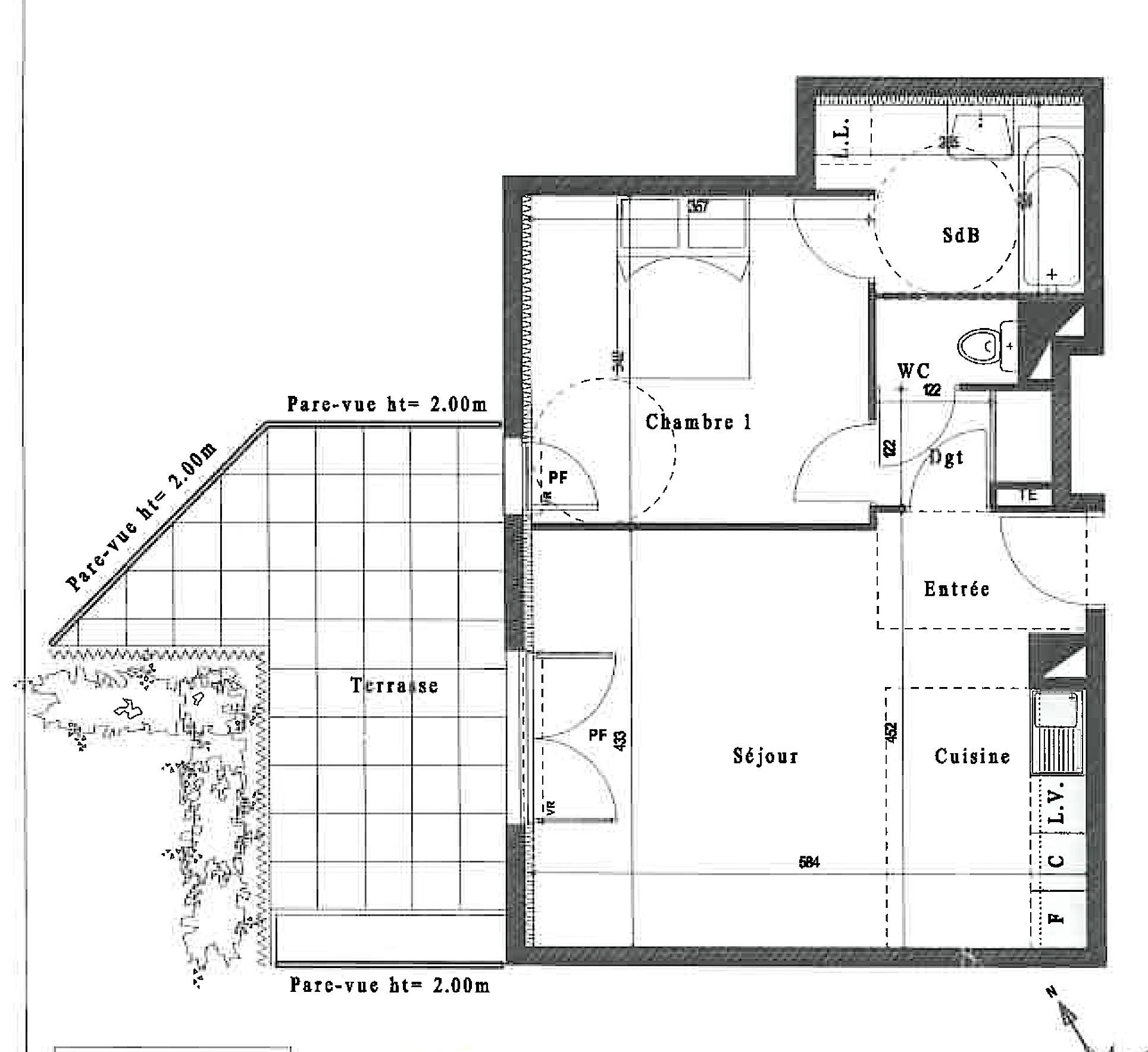 Vente Appartement à Marseille 13e arrondissement 2 pièces