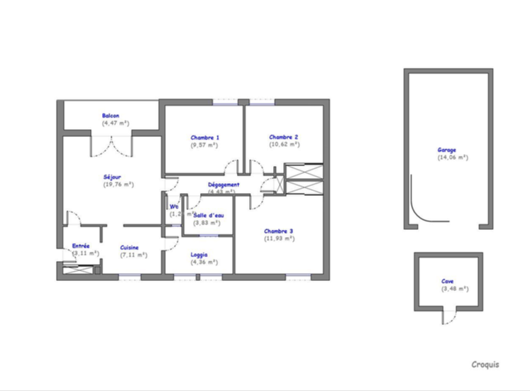 Vente Appartement à Aix-en-Provence 4 pièces