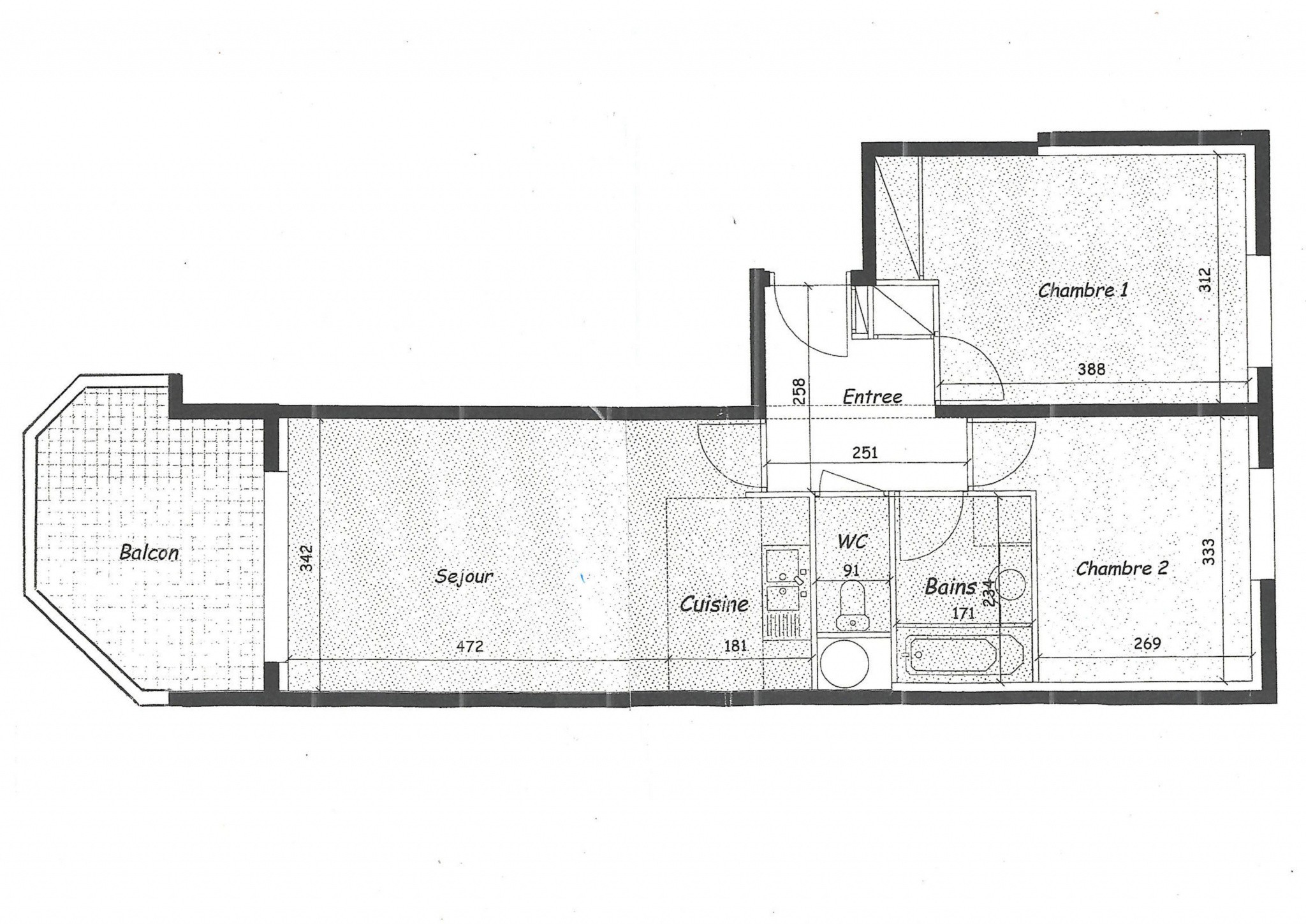 Vente Appartement à le Touquet-Paris-Plage 3 pièces