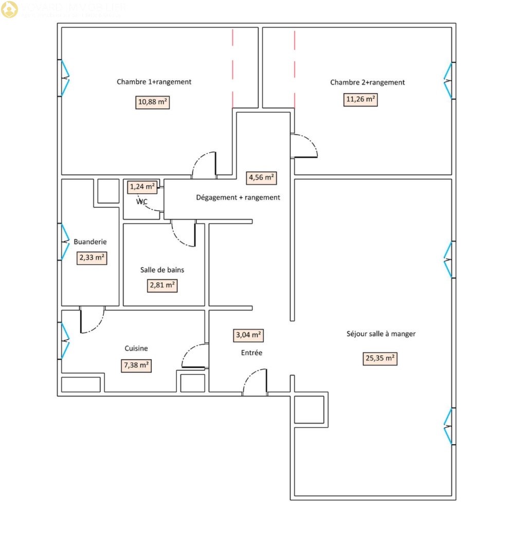 Vente Appartement à Groslay 4 pièces