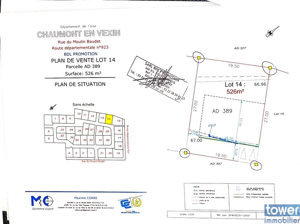 Vente Terrain à Chaumont-en-Vexin 0 pièce