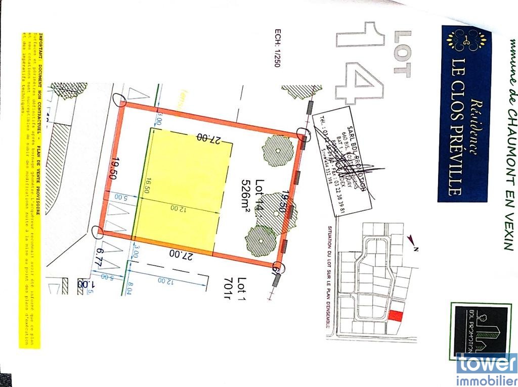 Vente Terrain à Chaumont-en-Vexin 0 pièce