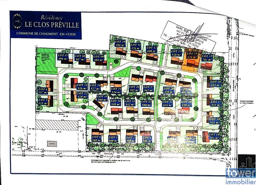 Vente Terrain à Chaumont-en-Vexin 0 pièce