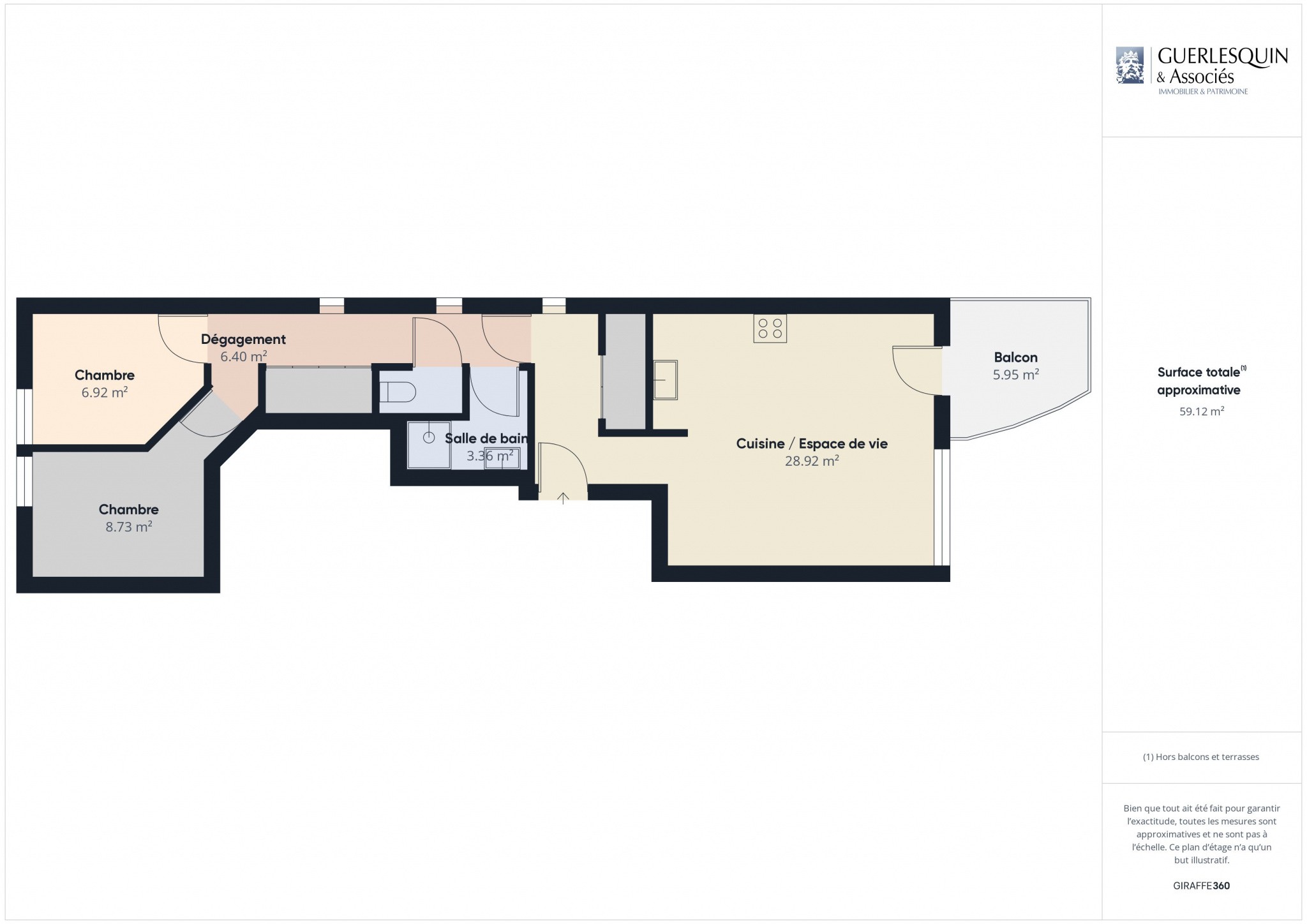 Vente Appartement à Rezé 3 pièces