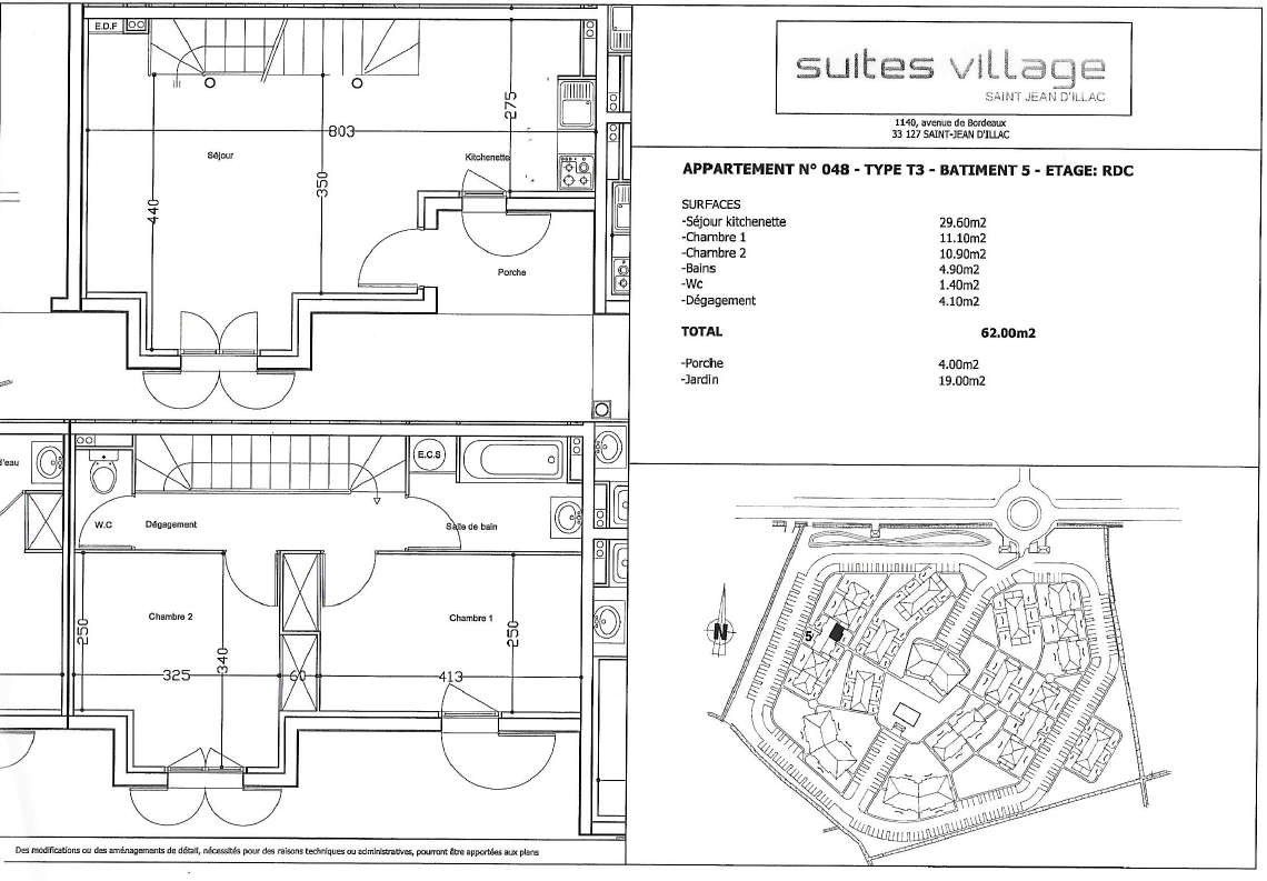 Vente Appartement à Saint-Jean-d'Illac 3 pièces