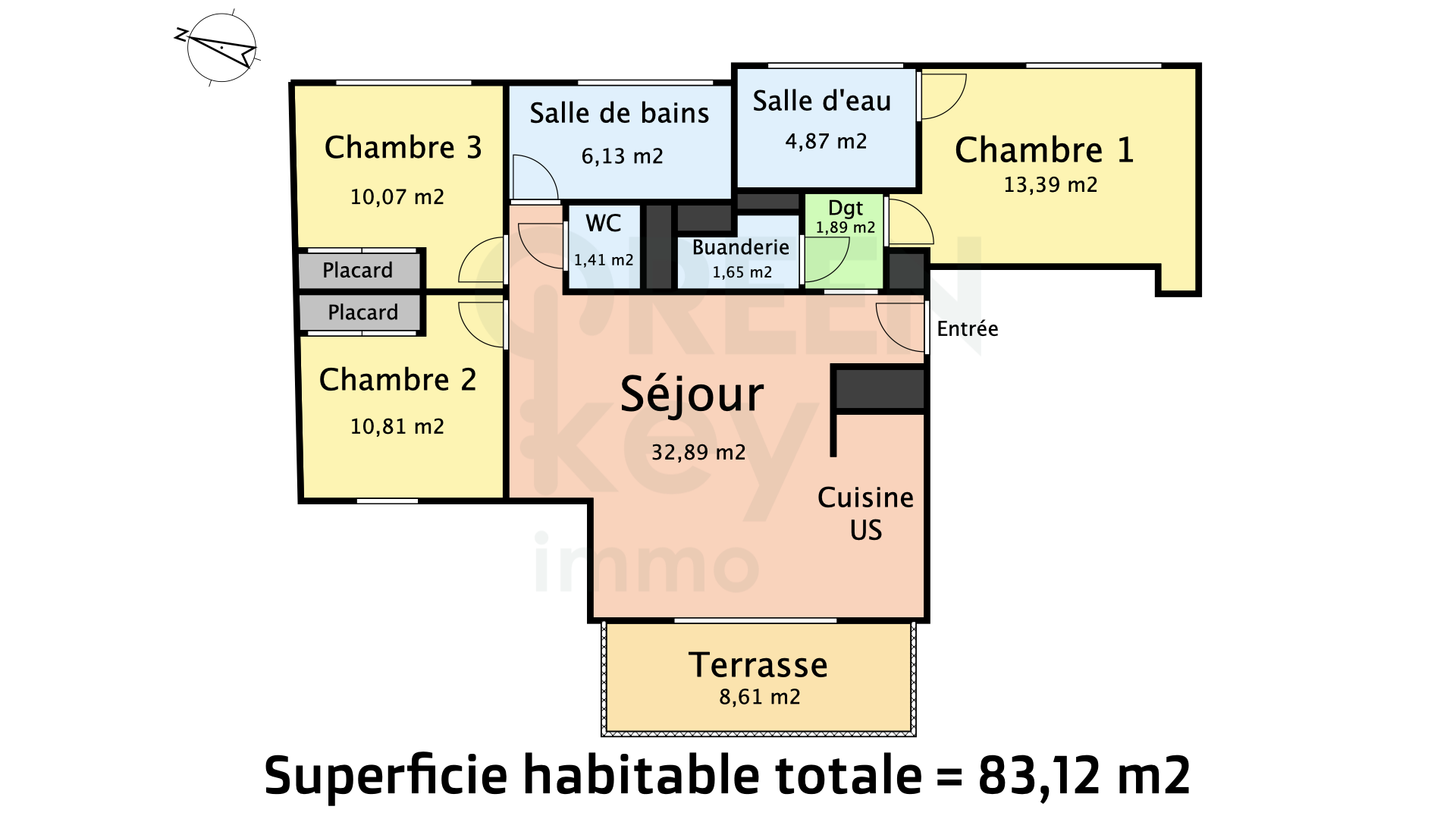 Vente Appartement à Nantes 4 pièces