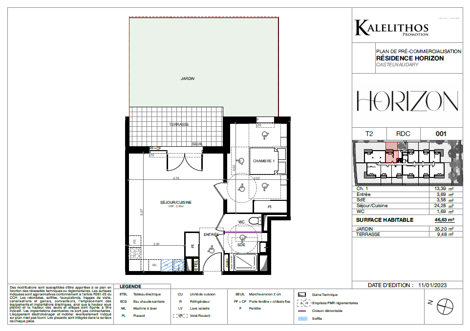 Vente Appartement à Castelnaudary 2 pièces